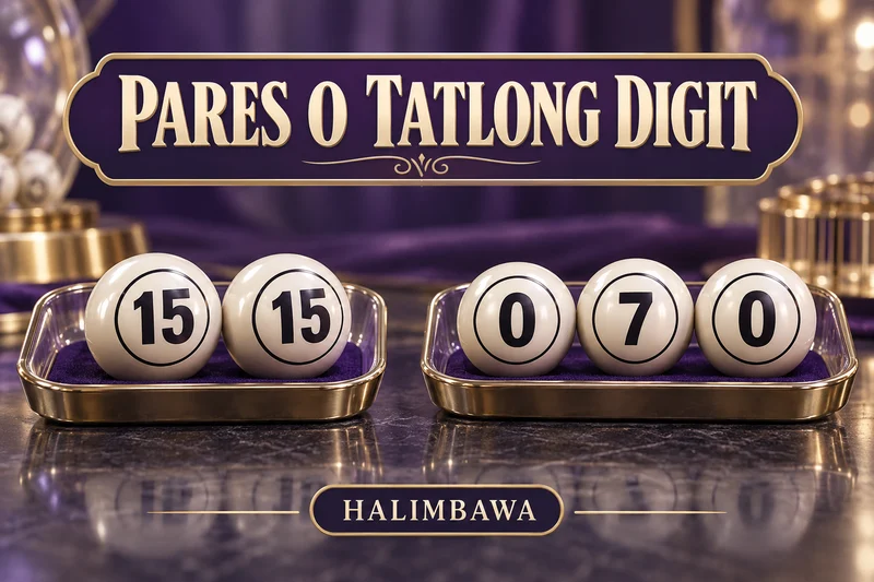 Original lottery illustration: Number pairs versus digit slots. Sample labels, not actual results.